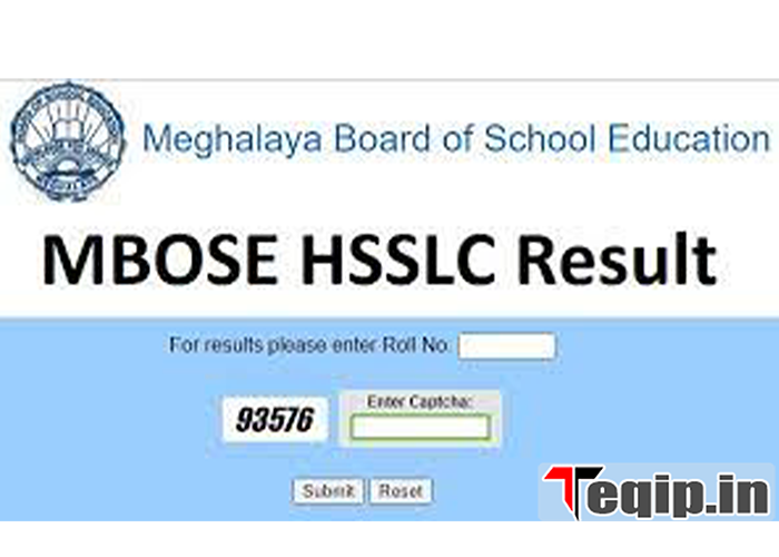 MBOSE HSSLC 12th Result