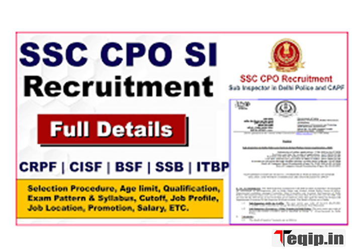 SSC CPO Recruitment