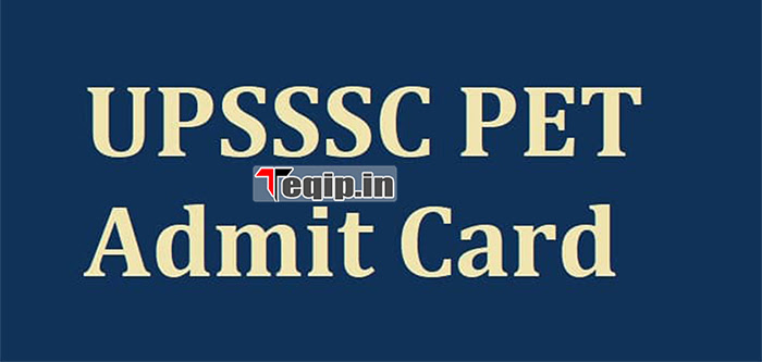 Upsssc Pet Exam Date 2023 Admit Card