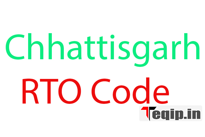 Chhattisgarh RTO Code