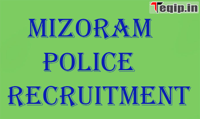 Mizoram Police Recruitment