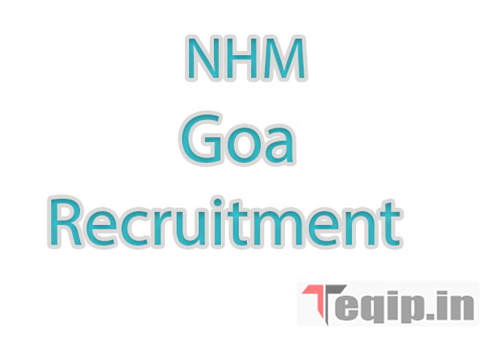 NHM Goa Recruitment