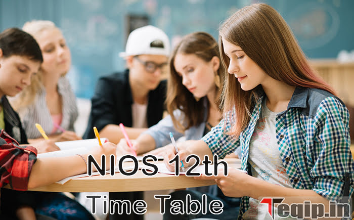 NIOS 12th Time Table 
