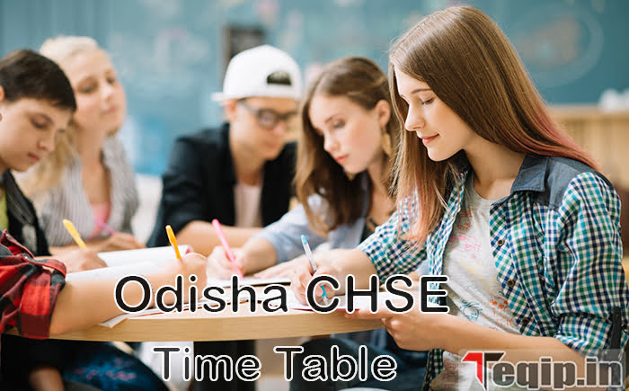 Odisha CHSE Time Table 