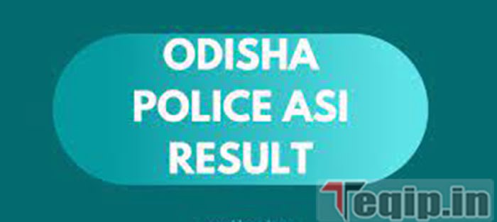 Odisha Police ASI Communication Result 2023