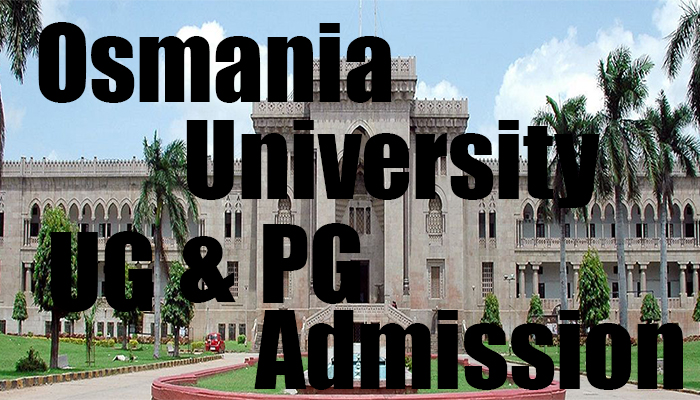 Osmania University UG & PG Distance Education Admission