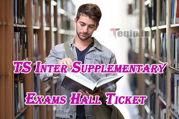 TS Inter Supplementary Exams Hall Ticket