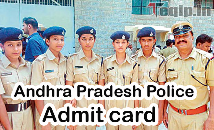 Andhra Pradesh Police Admit card