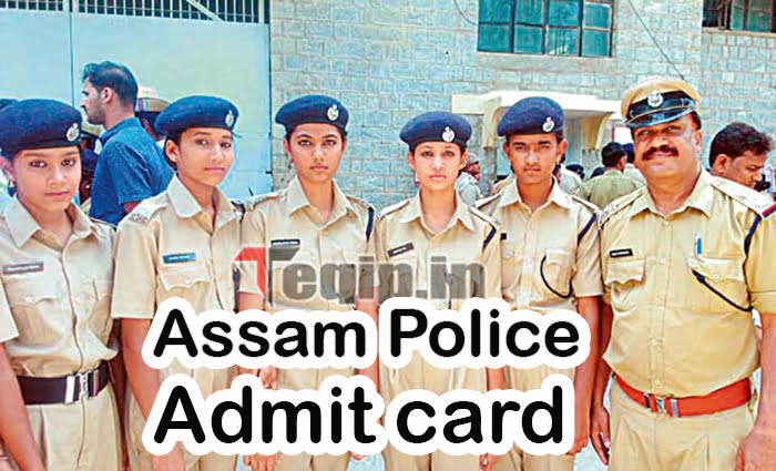 Assam Police Admit card