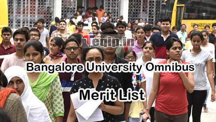 Bangalore University Omnibus Merit List 