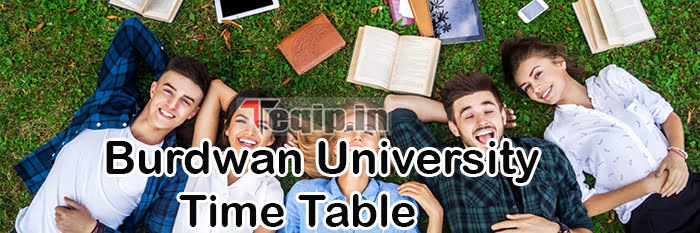 Burdwan University Time Table