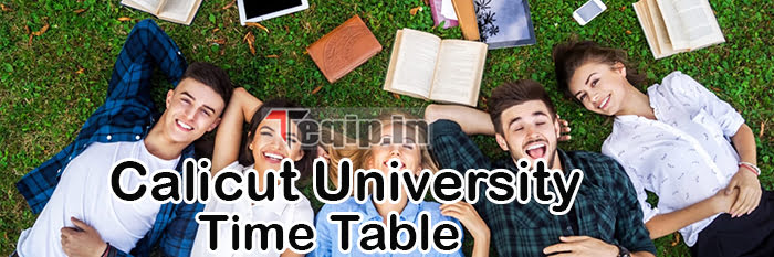 Calicut University Time Table