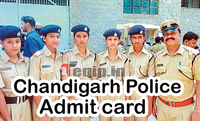 Chandigarh Police Admit card