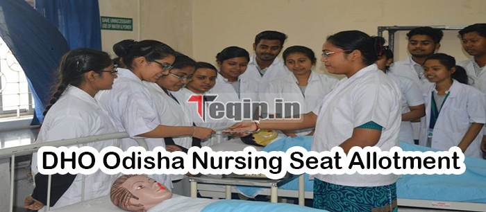DHO Odisha Nursing Seat Allotment