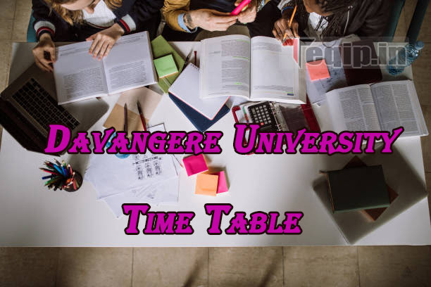 Davangere University Time Table - The Davangere University in Karnataka has announced the test dates for both its undergraduate and graduate degrees. Additional exam details are provided below. The schedule is offered in pdf format. For information on the exam date, time, day, seem/year, Q.P. code, topic name, and scheme, students can consult the Davangere University timetable. The annual exam schedule is published by Davangere University on the DU Portal. You can download the schedule in pdf format. On the Davangere University Time Table, students can check up the exam date, time, day, semester or year, Q.P. Code, subject name, and scheme. Three hours will pass during the test. Exams require that students arrive on time. This page contains the 2022 Davangere University Time Table. Davangere University Time Table 2022-23 You can now enroll in BA, Become, B.Sc., BBA, BBM, BCA, BSW, B.Ed., MA, M.Sc., Macomb, MCA, and more courses, so hello friends. Here is a calendar. The Davangere University Time Table PDF for UG, PG (CBCS) 2022 Exam had been made public by university administration. It now plans the semester/annual tests. Various Undergraduate, Postgraduate, Diploma, and Doctoral degree programmers are offered by the university. The day and time that the students must arrive for a certain paper are included in this information. The official website of Davangere University will announce the 1/3/5 Semester Time Table for UG and PG courses 1st, 2nd, and 3rd Year all types of theory and Practical exams in 2022. Please stay updated on this website if you are a student looking for exam dates, associated information, or anything else. Candidates can see the timetable for the UG/PG 2/4/6 Semester Exams at Davangere University on the official website. Many students will take the UG/PG Exam in 2022. The Davangere University Odd Seem 1st, 3rd, and 5th Time Table 2022 can therefore be conveniently viewed by applicants on this website. Last week in February, Davangere University released its timetable for the upcoming academic year. Exams will begin in April and May. Davangere University Time Table 2022-23 Details University Name Davangere University Full-Form Davangere University Course Offered UG & PG Application Mode Offline Exam Mode – Official Website http://davangereuniversity.ac.in/ Helpline Ph: 08192-208029 Fax: 08192-208008 Address State Highway 76, Tholahunase, Davanagere, Karnataka 577002. Email Id vcdu_dvg@yahoo.in Vice-Chancellor Dr. Sharanappa V. Hales State/UT Karnataka Country India About Davangere University One of the newest affiliated universities in Karnataka is Davanagere University. Its headquarters are in Davangere, and it has authority over the two districts of Davangere and Chitradurga. On August 15, 1997, the Chitradurga District's portion of Davangere became a distinct district. Davangere is currently a well-known commercial and industrial town in Karnataka as well as an important educational hub. Prior to its founding, Davangere University served as a University of Mysore Post-Graduate Center from 1979 to 1987. Due to its location, the P.G. Center later fell under the purview of Kuvempu University when it was founded in 1987, and from that time until 2009, it served as the university's P.G. Center. Davangere University 2022 Important Dates The Important Dates to Apply for Davangere University 2022 must be checked by candidates. Details  Dates (Tentative) The issue of Application and Prospectus June 2022 Last date for receipt of the filled-in application July 2022 Entrance Examinations July 2022 Dates of Counseling and Admission Merit Seats: (General Merit-SC/ST/Cat-I/II-A/II-B/III-A/III-B) Special Category: DQPH/Sports/NCC/NSS/KM Supernumerary Seats- OU/HK July 2022 Open Merit Candidates July 2022 Vacant Seats July 2022 Commencement of Classes August 2022 Davangere University 2022-23 Eligibility Criteria Candidates must review the eligibility requirements for Davangere University for 2022–2023. For PG  Course Specializations Eligibility Selection Procedure M.A Kannada B.An in relevant cognate subjects with a minimum of 45%(40%for reserved) marks Merit + rank in the entrance exam conducted by Davengere University English Hindi Urdu Economics History Political Science Sociology Education (M.Ed) MSW Social Work Any Bachelor’s degree with a minimum of 45% (40% for reserved) marks. M.A Journalism & New Media M.Com General B.Com/ BBM with aggregate 45% marks. MVA Applied Art/ Painting/ Sculpture BVA in Applied Art/ Painting/ Sculpture M.Sc Physics B.Sc degree in Physics and Mathematics Electronics B.Sc with Electronics/ Physics and Mathematics Chemistry B.Sc Chemistry/ Industrial Chemistry Botany B.Sc with Botany as one of the subjects Mathematics B.Sc with Mathematics as one of the subjects Statistics B.Sc with Mathematics and Statistics Computer Science B.Sc with Mathematics and Computer Science or  BCA/ BSA Biotechnology B.Sc with Biotechnology or any other Biological Science subject Zoology B.Sc with Zoology Biochemistry B.Sc with Biochemistry/ Chemistry Microbiology B.Sc with Microbiology Food Technology B.Sc with Food Technology For MBA  Course Name Eligibility Selection procedure MBA Bachelor’s degree in any subject CMAT/ KEA entrance exam For M.Phil.& PhD Course Name Specializations Eligibility Selection Procedure Ph.D. Commerce Master’s degree in the concerned disciplines with aggregate 55% marks. Entrance Test conducted by the university Economics Business Administration M.Phil Biochemistry Food Technology Microbiology How to Download Davangere University Time Table 2022-23? Candidates can follow the instructions below to check the Time Table schedule from the Davangere University official website. The Time Table will provide all the information that is required to understand Exam dates and specifics. Visit the official Davangere University website. The screen will show the homepage. Find the "Examination" Section and select the "UG Time Table" or "PG Time Table" tabs. Examine the Time Table by Subject. Take prints of the documents for your records. Details Present On Davangere University Date Sheet 2022-23 Name of the University Course Name Name of the Examination Year and Semester Day, Date, & Time of Exam List of Subject Names Subject code Important Instructions Reporting Time Davangere University Examination Instruction In order to avoid being disqualified from the exam, it is crucial to adhere to the university's guidelines about the annual and semester exams. There are some crucial instructions below. 15 minutes before the exam is scheduled to start, arrive at the assigned testing location. On the day of the exam, don't forget to bring your college ID card and admission ticket. Without your admission card, you should not be permitted to take the exam. Make sure the accompanying question paper is accurate before responding to the questions. No, the complaint won't be taken into account until after the exam. Cell phones, notepads, books, and other objects are not allowed within the examination room. During the examination, the examiner shouldn't act inappropriately.
