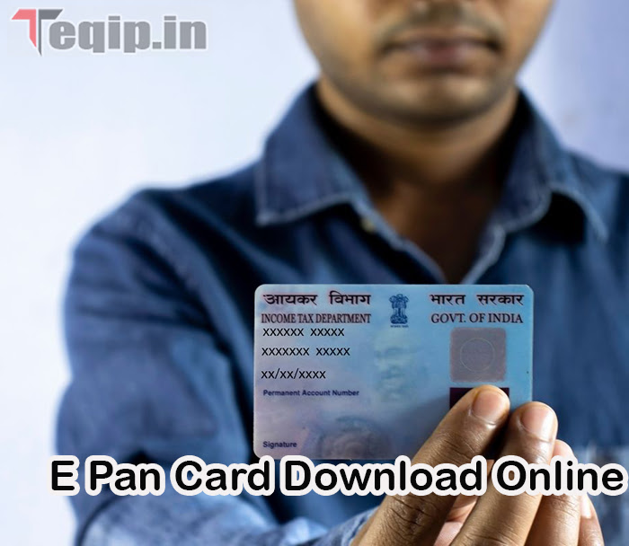 E Pan Card Download Online