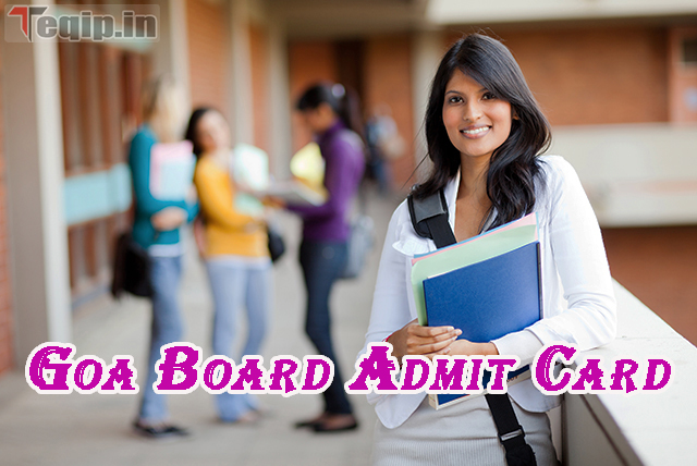 Goa Board Admit Card