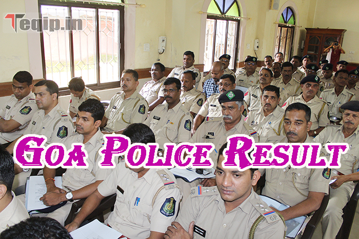 Goa Police Result