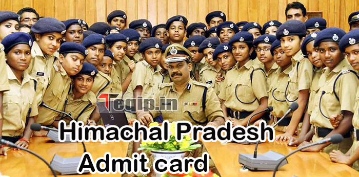 HP Police Admit card