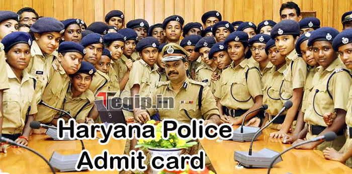 Haryana Police Admit card