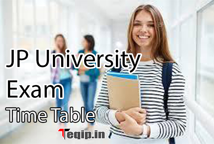 JP University Exam Time Table