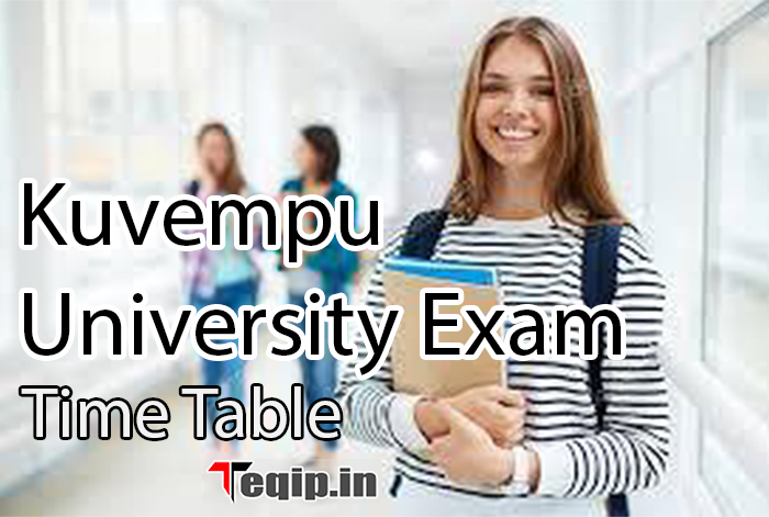 Kuvempu University Exam Time Table