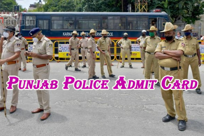 Punjab Police Admit Card