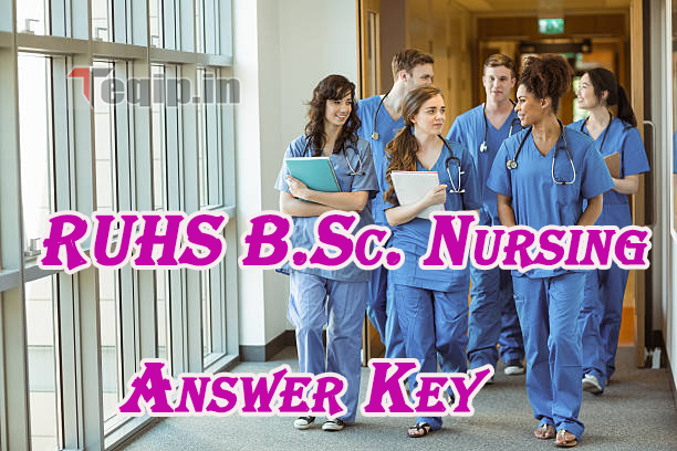RUHS B.Sc. Nursing Answer Key