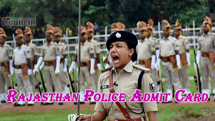 Rajasthan Police Admit Card