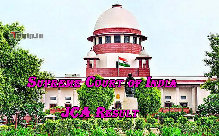 Supreme Court of India JCA Result