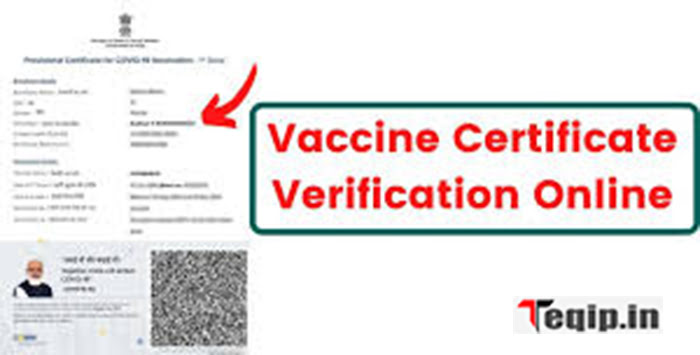 Vaccine Certificate Verification