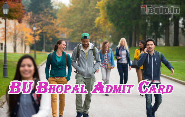 BU Bhopal Admit Card