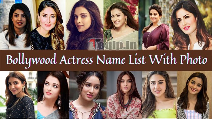 Bollywood Heroines Names With Photos