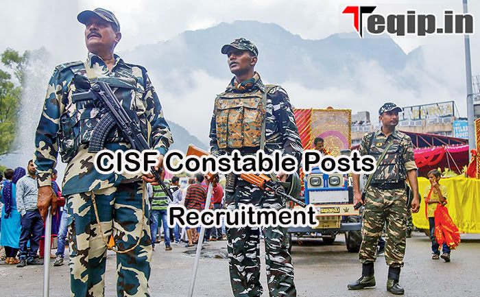 CISF Constable Posts Recruitment