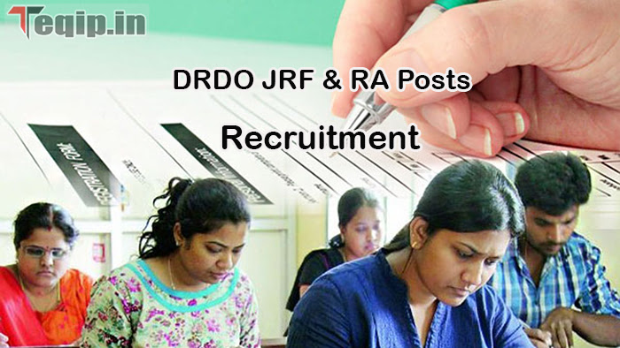 DRDO JRF & RA Posts Recruitment