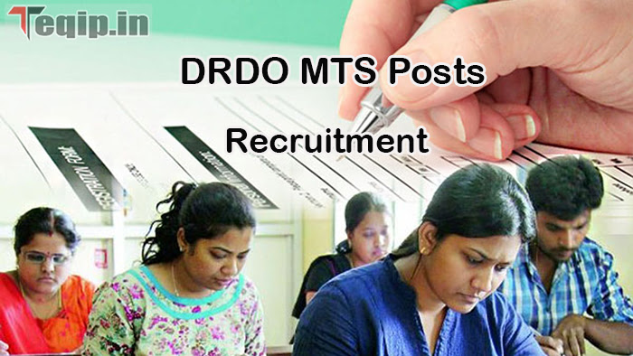 DRDO MTS Posts Recruitment