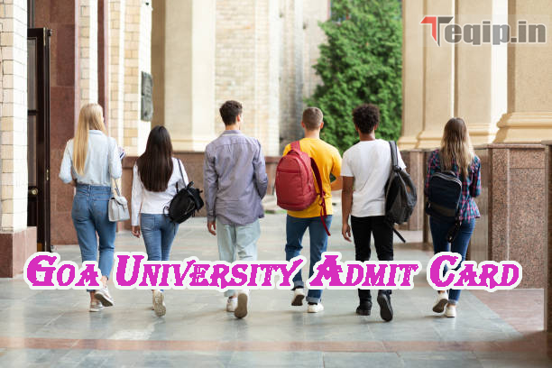Goa University Admit Card