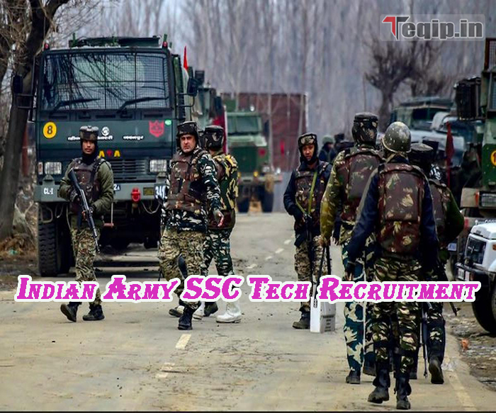 Indian Army SSC Tech Recruitment