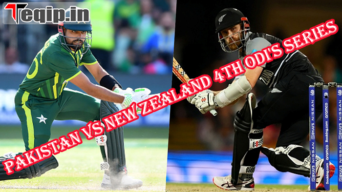 Pakistan Vs New Zealand 4th ODI's Series