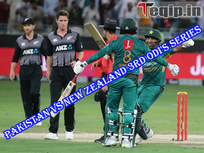 Pakistan vs New Zealand 3rd ODI's Series