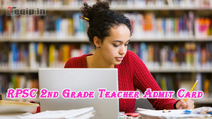 RPSC 2nd Grade Teacher Admit Card