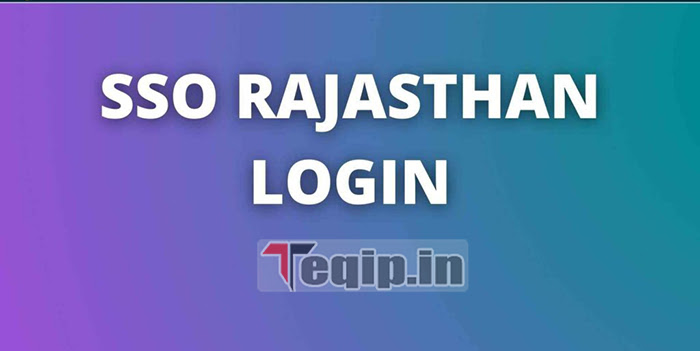 Rajasthan SSO Portal Login