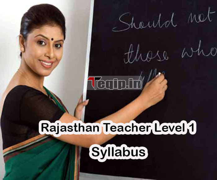 Rajasthan Teacher Level 1
