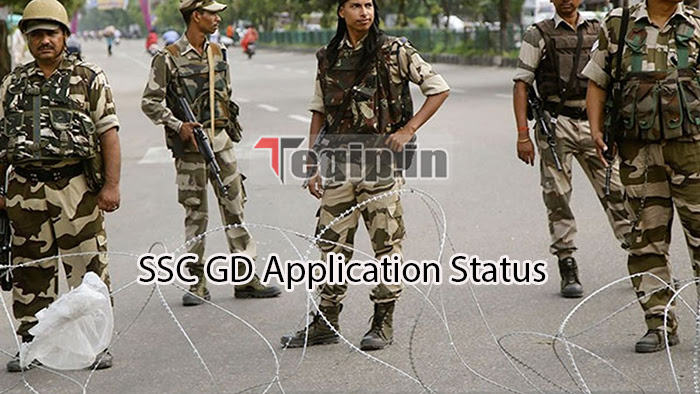 SSC GD Application Status
