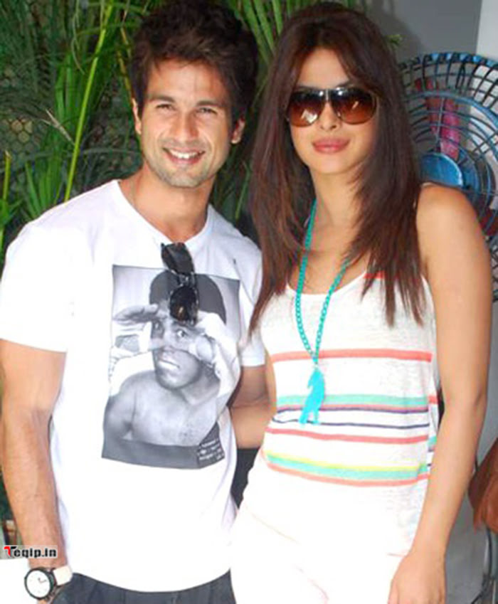 Shahid and Priyanka Chopra