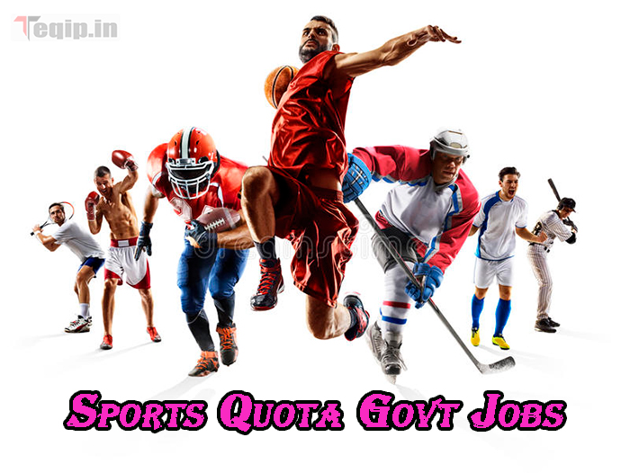 Sports Quota Govt Jobs