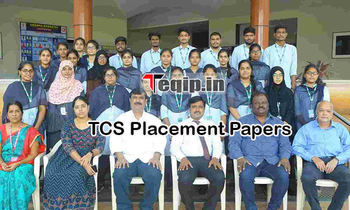TCS Placement Papers PDF Download