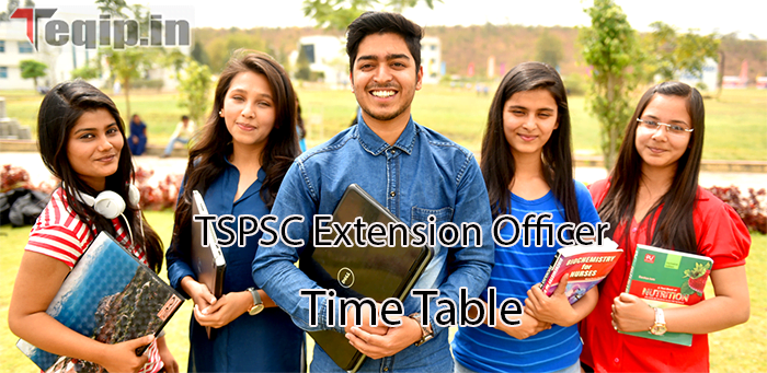 TSPSC Extension Officer Hall Ticket