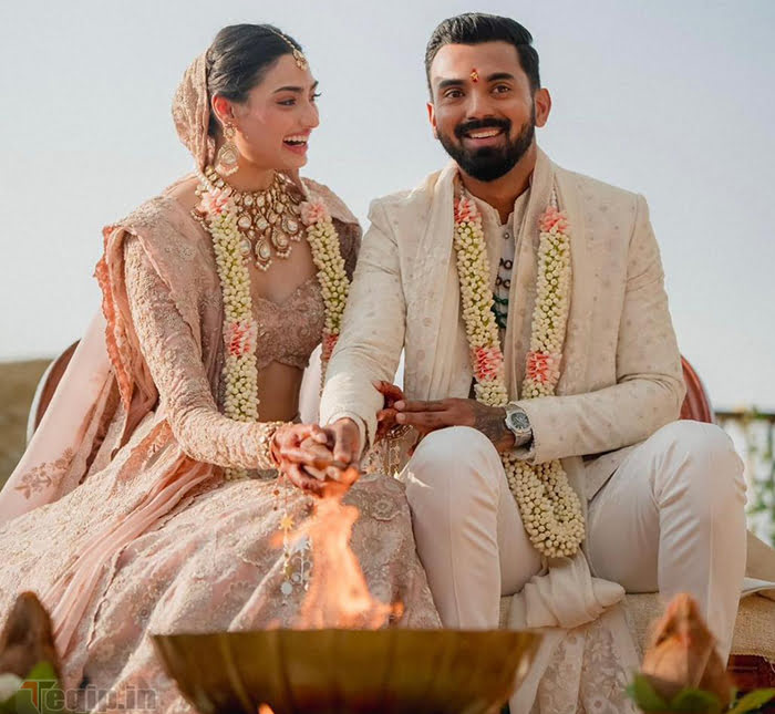 Some Photos of KL Rahul & Athiya Shetty's Wedding Ceremony