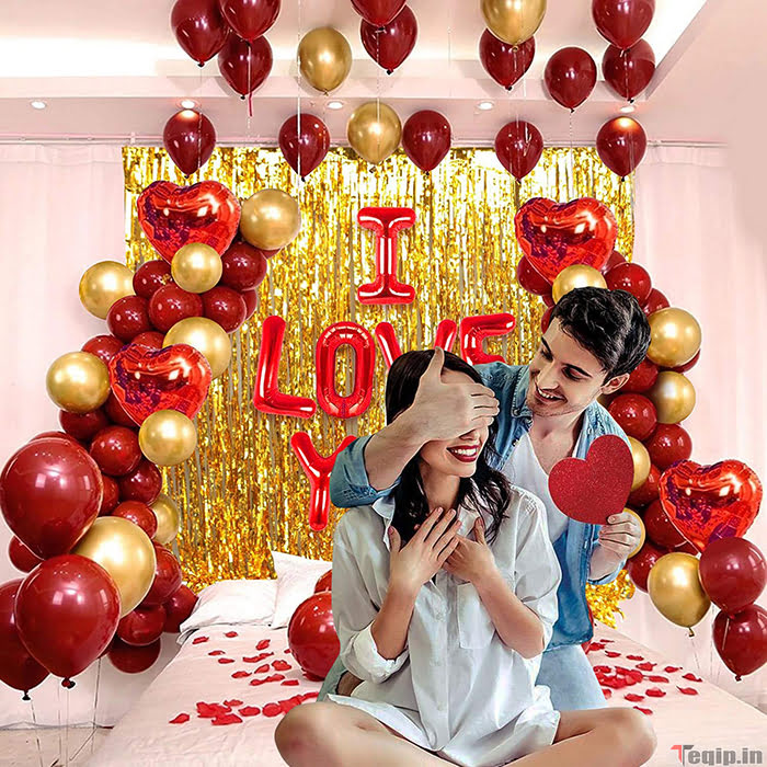 Propose with Heart Balloon